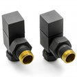 Reina Pair of Loge Angled Radiator Valves - Anthracite - VLV - LGEAA - TAP 'N' SHOWER