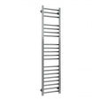 Reina Luna Straight 1500mm High x 350mm Wide Heated Towel Rail - Stainless Steel - RNS - LN35150 - TAP 'N' SHOWER