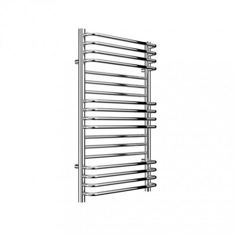 Reina Marco 800mm High x 500mm Wide Designer Heated Towel Rail - Chrome - RND - MC5080 - TAP 'N' SHOWER