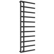 Reina Matera 1412mm High x 500mm Wide Designer Heated Towel Rail - Anthracite - RND - MTR5141A - TAP 'N' SHOWER