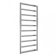 Reina Nardo Modern Designer Heated Towel Rail chrome finish 1200mm high by 550mm wide for contemporary bathrooms