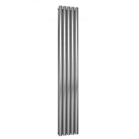 Reina Nerox Modern Double Designer Vertical Radiator 1800mm High x 295mm Wide -Brushed - RNS-NRX1805SD