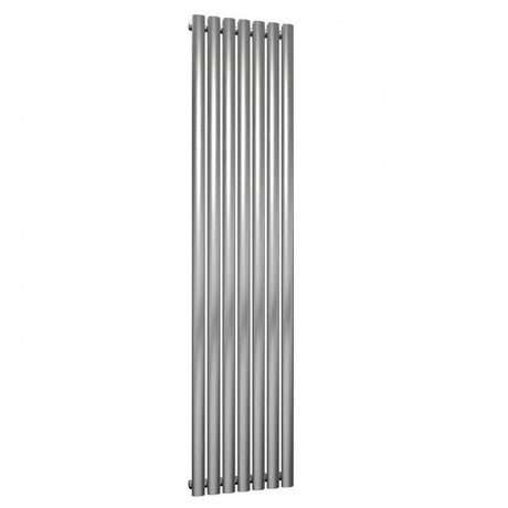 Reina Nerox Modern Single Designer Vertical Radiator 1800mm High x 413mm Wide - Brushed - RNS-NRX1807S