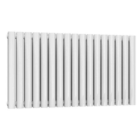 Reina Neva Modern Double Designer Horizontal Radiator 550mm High x 1003mm Wide - White - RND-HNV17D