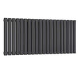Reina Neva Double Designer Radiator 550mm High x 1180mm Wide - Anthracite - RND-HNV20AD