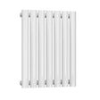Reina Neva Modern Single Designer Horizontal 550mm High x 413mm Wide - White - RND-HNV7