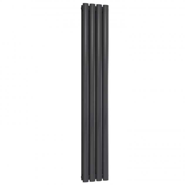 Reina Neva Double Radiator anthracite vertical designer steel heater 1500mm high