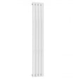 Reina Neva 1500mm High x 236mm Wide Single Designer Radiator - White - RND - NV2315W - TAP 'N' SHOWER