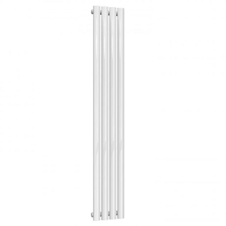 Reina Neva 1500mm High x 236mm Wide Single Designer Radiator - White - RND - NV2315W - TAP 'N' SHOWER