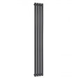 Reina Neva 1800mm High x 236mm Wide Single Designer Radiator - Anthracite - RND - NV2318A - TAP 'N' SHOWER