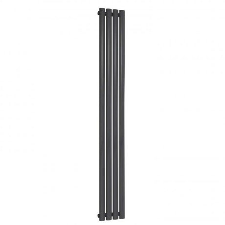 Reina Neva 1800mm High x 236mm Wide Single Designer Radiator - Anthracite - RND - NV2318A - TAP 'N' SHOWER