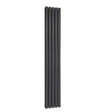 Reina Neva Modern Double Designer Vertical Radiator 1800mm High x 295mm Wide - Anthracite - RND - NV2918AD - TAP 'N' SHOWER