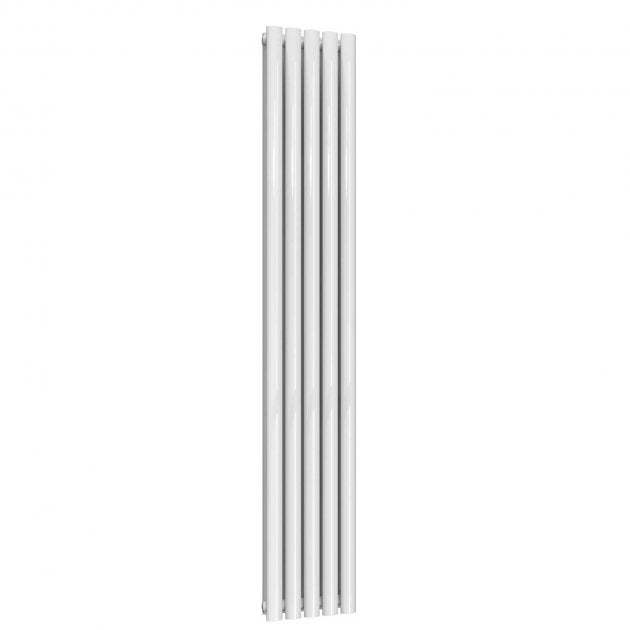 Reina Neva Modern Double Designer Vertical Radiator 1800mm High x 295mm Wide - White - RND-NV2918WD