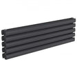 Reina Nevah Modern Double Designer Horizontal Radiator 295mm High x 1000mm Wide - Anthracite - RND - NVH210DA - TAP 'N' SHOWER