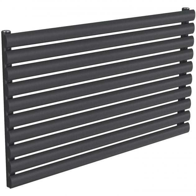 Reina Nevah Modern Single Designer Horizontal Radiator 590mm High x 1000mm Wide - Anthracite - RND-NVH510SA