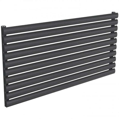 Reina Nevah Modern Single Designer Horizontal Radiator 590mm High x 1200mm Wide - Anthracite - RND-NVH512SA