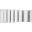 Reina Neval Double Horizontal 600mm High x 1407mm Wide Aluminium Radiator - White - A - NVL06140DW - TAP 'N' SHOWER