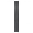 Reina Neval Double 1800mm High x 286mm Wide Vertical Aluminium Radiator - Anthracite - A - NVL18028DA - TAP 'N' SHOWER