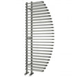 Reina Nola Modern Designer Heated Towel Rail 1400mm High x 600mm Wide - Chromne - RND - NL6140 - TAP 'N' SHOWER