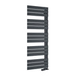 Reina Pettino 1424mm High x 550mm Wide Flat Panel Heated Towel Rail - Anthracite - RND - PTN142A - TAP 'N' SHOWER