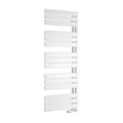 Reina Pettino 1424mm High x 550mm Wide Flat Panel Heated Towel Rail - White - RND - PTN142W - TAP 'N' SHOWER