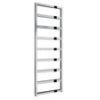 Reina Rezzo Designer Modern Heated Towel Rail 1460mm High x 550mm Wide - Chromne - RND - REZ146055 - TAP 'N' SHOWER