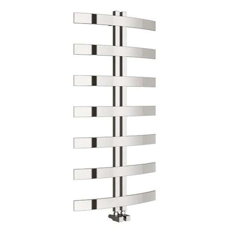 Reina Riesi Designer Vertical Heated Towel Rail 1200mm High x 600mm Wide - Polished - RNS-RIE612