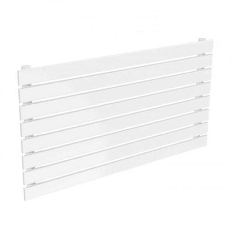Reina Rione Modern Designer Single Horizontal Radiator 550mm High x 1000mm Wide - White - RND-RNE1000