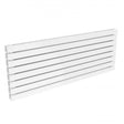 Reina Rione Modern Designer Double Horizontal Radiator 544mm High x 1400mm Wide - White - RND - RNE1400D - TAP 'N' SHOWER