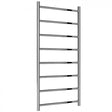 Reina Savio Designer 1080mm High x 500mm Wide Heated Towel Rail - Polished Stainless Steel - RNS - SVO108 - TAP 'N' SHOWER