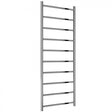 Reina Savio Designer 1360mm High x 500mm Wide Heated Towel Rail - Polished Stainless Steel - RNS - SVO136 - TAP 'N' SHOWER