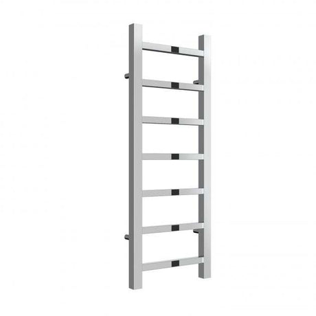 Reina Serena Modern Square Tube Heated Towel Rail 800mm High x 300mm Wide - Chromne - RND-SRN3080