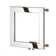 Reina Square Designer Modern Stainless Steel Heated Towel Rail 450mm High x 450mm Wide - Polished - RNS - SQR4545 - TAP 'N' SHOWER