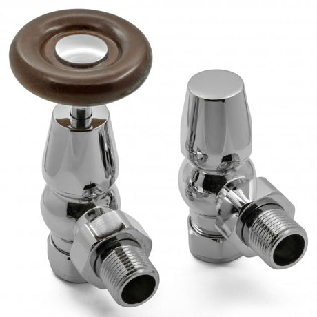 Reina Surrey Angled Chrome Radiator Valve - VLV - SRY - TAP 'N' SHOWER