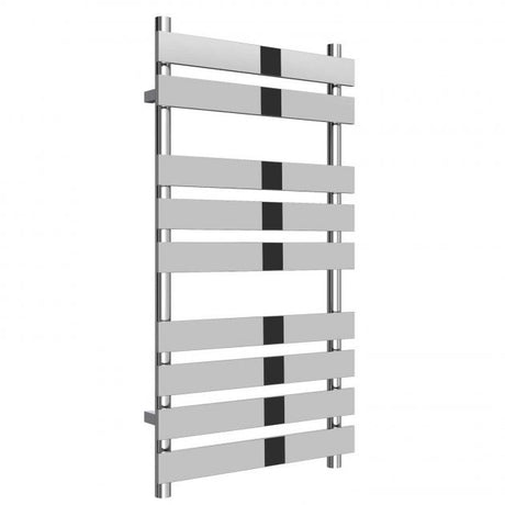 Reina Trento 950mm High x 500mm Wide Flat Panel Heated Towel Rail - Chrome - RND - TRT5095 - TAP 'N' SHOWER