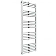 Reina Vasto Modern Heated Towel Rail 1460mm High x 500mm Wide - Chromne - RND - VST146C - TAP 'N' SHOWER