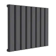 Reina Vicari Aluminium Single Double Radiator 600mm High x 800mm Wide - Anthracite - A-VCR060080SA