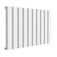 Reina Vicari Single 600mm High x 1000mm Wide Horizontal Aluminium Radiator - White - A - VCR060100SW - TAP 'N' SHOWER