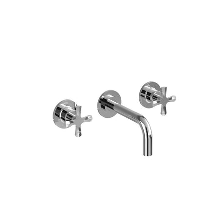 Burlington Riviera 3 Tapholes Wall Mounted Basin Mixer - Chrome - RIV1CHR