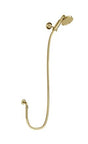 Burlington Riviera Slide Rail Kit with Handset Hose and Elbow - Gold - RIV20GOLD