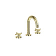 Burlington Riviera 3 Tapholes Deck Mounted Basin Mixer - Gold - RIV6GOLD