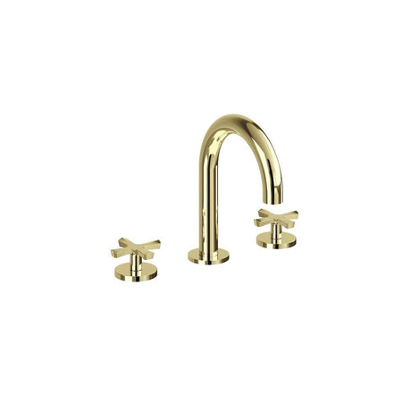 Burlington Riviera 3 Tapholes Deck Mounted Basin Mixer - Gold - RIV6GOLD