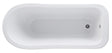 Launde Abbey Single Ended Slipper Freestanding Bath 1500mm - No Leg Set - White
