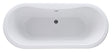 Launde Abbey Double Ended Freestanding Bath No Leg Set 1700mm - White