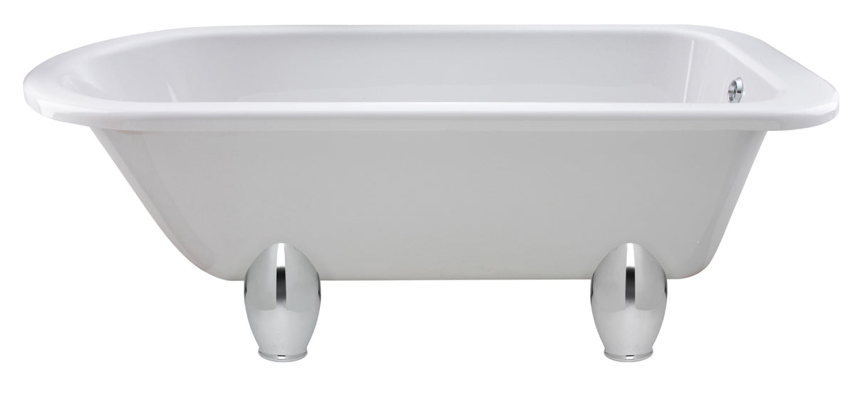 Launde Abbey Single Ended Freestanding Bath Deacon Leg Set 1700mm - White