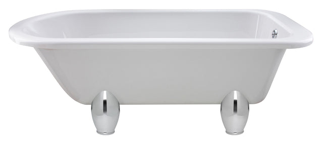 Launde Abbey Single Ended Freestanding Bath Deacon Leg Set 1700mm - White