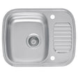 Reginox Regidrain 2 Tap Hole Comfort Inset Sink - Stainless Steel - RL 226 S 2TH