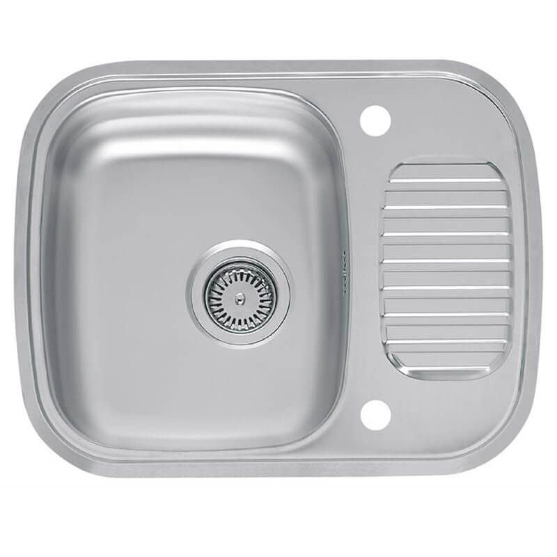 Reginox Regidrain 2 Tap Hole Comfort Inset Sink - Stainless Steel - RL 226 S 2TH