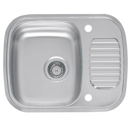 Reginox Regidrain 2 Tap Hole Comfort Inset Sink - Stainless Steel - RL 226 S 2TH