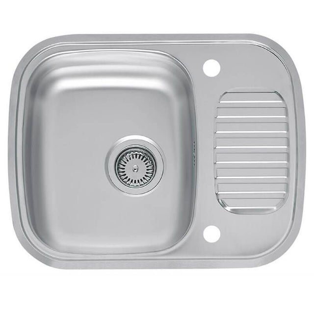 Reginox Regidrain 2 Tap Hole Comfort Inset Sink - Stainless Steel - RL 226 S 2TH